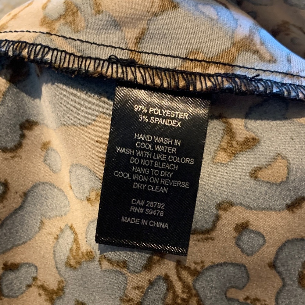 Women’s Rachel Zoe Leopard Print A-Line Midi Skirt Size 6 - Picture 5 of 8